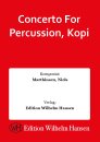 Concerto For Percussion, Kopi