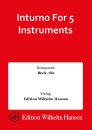 Inturno For 5 Instruments