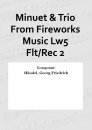 Minuet &amp; Trio From Fireworks Music Lw5 Flt/Rec 2