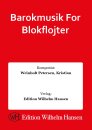 Barokmusik For Blokflojter