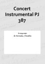 Concert Instrumental PJ 387