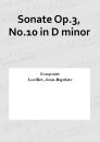 Sonate Op.3, No.10 in D minor