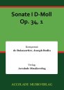 Sonate I D-Moll Op. 34, 1