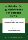 12 Melodien Op. 37 Nach Werken Von Bordogni Heft 1
