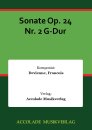 Sonate Op. 24 Nr. 2 G-Dur