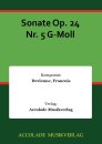 Sonate Op. 24 Nr. 5 G-Moll