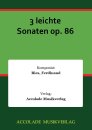 3 leichte Sonaten op. 86