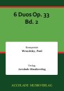 6 Duos Op. 33 Bd. 2