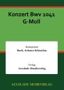 Konzert Bwv 1041 G-Moll