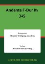 Andante F-Dur Kv 315