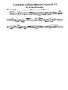 Bassoon Concerto, K. 191 - Cadenzas