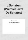 2 Sonaten (Premier Livre De Sonates)