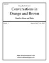 Conversation In Orange and Brown
