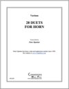 20 Duets For Horn