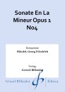 Sonate En La Mineur Opus 1 No4