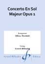 Concerto En Sol Majeur Opus 1