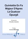 Quintette En Fa Majeur DApres Le Quatuor Opus96