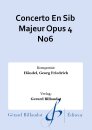 Concerto En Sib Majeur Opus 4 No6