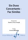 Six Duos Concertants - Fac Similes