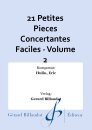 21 Petites Pieces Concertantes Faciles - Volume 2