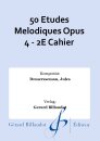50 Etudes Melodiques Opus 4 - 2E Cahier