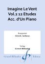 Imagine Le Vent Vol.2 12 Etudes Acc. dUn Piano