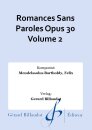 Romances Sans Paroles Opus 30 Volume 2