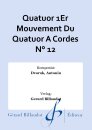 Quatuor 1Er Mouvement Du Quatuor A Cordes N&deg; 12