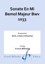 Sonate En Mi Bemol Majeur Bwv 1033