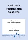 Final De La Passion Selon Saint Jean