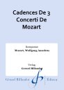 Cadences De 3 Concerti De Mozart