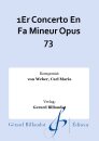 1Er Concerto En Fa Mineur Opus 73
