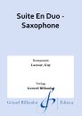Suite En Duo - Saxophone