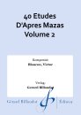 40 Etudes DApres Mazas Volume 2