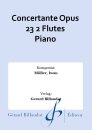 Concertante Opus 23 2 Flutes Piano