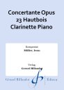 Concertante Opus 23 Hautbois Clarinette Piano