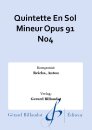 Quintette En Sol Mineur Opus 91 No4