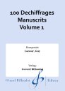 100 Dechiffrages Manuscrits Volume 1