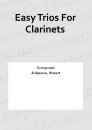 Easy Trios For Clarinets