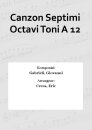 Canzon Septimi Octavi Toni A 12