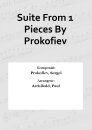 Suite From 1 Pieces By Prokofiev
