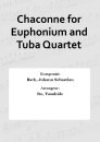 Chaconne for Euphonium and Tuba Quartet