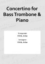 Concertino for Bass Trombone &amp; Piano