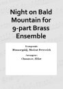 Night on Bald Mountain for 9-part Brass Ensemble