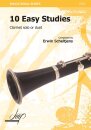 10 Easy Studies For 1 or 2 Clarinets
