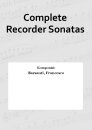 Complete Recorder Sonatas
