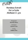 Rondeau Extrait De La Suite Abdlazer Z. 570