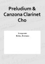 Preludium & Canzona Clarinet Cho