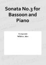 Sonata No.3 for Bassoon and Piano