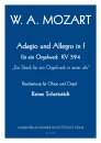 Adagio und Allegro in f f&uuml;r ein Orgelwerk KV 594